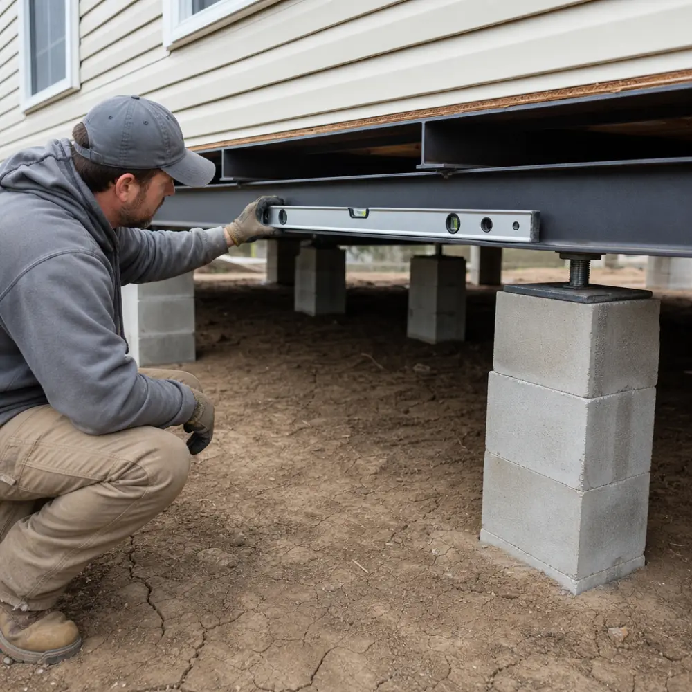 Mobile Home Leveling in Edinburg, TX